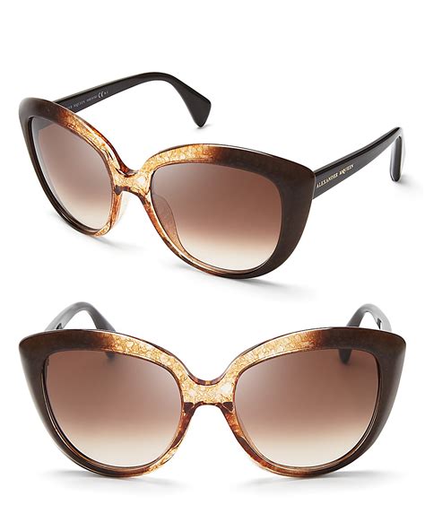 alexander mcqueen sunglasses cat eye.